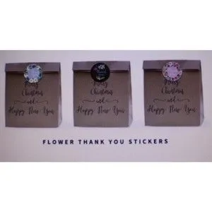 Unbranded | Office | 50 Pcs Inch Assorted Floral Thank You Stickers ...